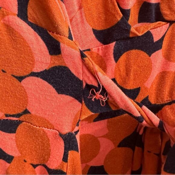 ModCloth Dress Midlength Tie Polka Dot Casual Dress Summer Red Plus Size 1X - Picture 3 of 5